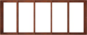 vidaXL Γλάστρα Κήπου Σκ rusty 200 x 80 x 60 εκ