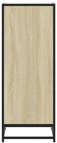 Παπουτσοθήκη Sonoma Δρυς 48x38x97,5 εκ. από Επεξεργασμένο Ξύλο - Καφέ