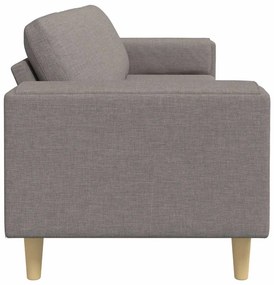 vidaXL Σετ Καναπέ Taupe ύφασμα