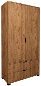 Ντουλάπα Δίφυλλη Atlas 350MWD1126 90x45x183cm Pine Two Door