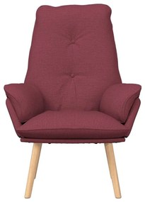 vidaXL Χαλαρωτική Πολυθρόνα Μπορντό 69 x 74 x 93 εκ. ύφασμα