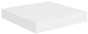 Ράφια Τοίχου 4 τεμ. Άσπρα 23x23,5x3,8 εκ. MDF - Λευκό