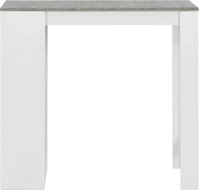 vidaXL Τραπέζι Μπαρ με Ράφι Λευκό 110 x 50 x 103 εκ.