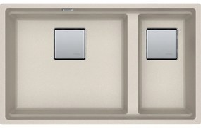 Franke Kubus 2 KNG 120 Coffee Υποκαθήμενος Γρανιτένιος Νεροχύτης 80cm