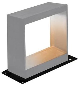 Επιδαπέδιο Φωτιστικό LED 8W IP54 3000K Γκρι E190 Zambelis-E190-Γκρι E190