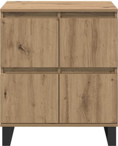 vidaXL Πλαϊνό γραφείο 3 pcs Artisan Oak 60 x 35 x 70 cm
