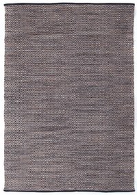 Καλοκαιρινό χαλί Urban Cotton Kilim Venza Black 160 x 230