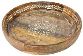 Beauty Home Δίσκος Ξύλο μάνγκο 20 x 5 cm
