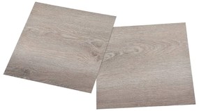 vidaXL Δάπεδο Αυτοκόλλητο Taupe 20 τεμ. 1,86 μ² από PVC