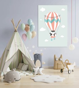 Παιδικός πίνακας σε καμβά Πάντα KNV0527 45cm x 65cm
