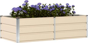vidaXL Γλάστρα Ελεφαντόδοντο 160 x 80 x 45 cm Ατσάλι