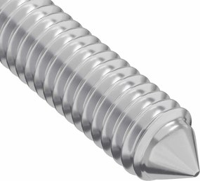 vidaXL Βίδα 12 pcs Ασημί M6 x 85 χιλ. Ατσάλι