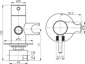 Vision H03001501 - Μαυρο Συστημα Mπιντε (Ζεστο &amp; Κρυο)