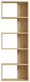 Βιβλιοθήκη Cascade pakoworld σε oak απόχρωση 51.8x22x150εκ (1 τεμάχια)