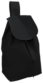 vidaXL Καρότσι Αγορών Μαύρο 35 x 28 x 92 εκ. Ύφασμα Oxford