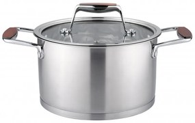 Κατσαρόλα Oliver Voltz OV51210P24 Berlin Premium Collection, 24 cm, 6.1 l, Ανοξείδωτο 18/10, Επαγωγή, Inox