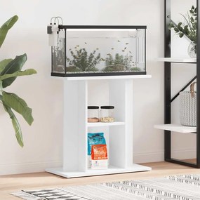 vidaXL Βάση Ενυδρείου Λευκή 60 x 30 x 60 εκ. από Επεξεργασμένο Ξύλο