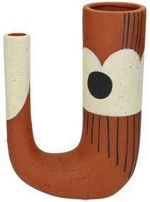 Βάζο ArteLibre Πολύχρωμο Τερακότα 15.8x6.9x22cm-05153451