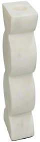 Κηροπήγιο ArteLibre Λευκό Μάρμαρο 5x4x15.5cm