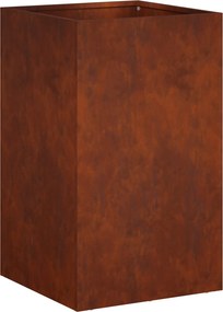 vidaXL Γλάστρα Κήπου 2 τμχ. Σκ rusty 30 x 30 x 40 cm
