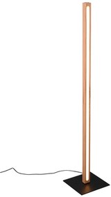 Φωτιστικό Δαπέδου Bellari 426410130 20W Led 22x22x115cm Natural Trio Lighting Μέταλλο,Ξύλο