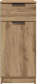 vidaXL Ντουλάπι Γραφείου Artisan Δρυς 33x50x75 εκ. Επεξεργασμένο Ξύλο