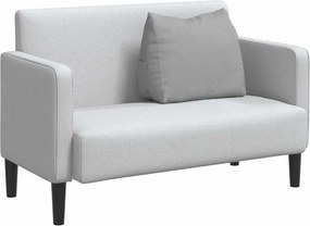vidaXL Μαξιλάρι Πλάτης Σκίουρος Γκρί 60 x 50 x 20 cm ύφασμα