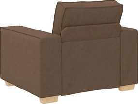 vidaXL Πολυθρόνα-Καναπέ-Καφέ 100x78x84 εκ. από Ύφασμα