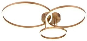 Κρεμαστό Φωτιστικό Οροφής LED 75W IP20 3CCT Inlight-6094-A-Golden-Χρυσό 6094-A-Golden