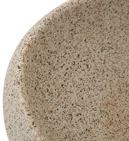 vidaXL Νιπτήρας Οβάλ Χρώμα Άμμου 59 x 40 x 15 εκ. Κεραμικός