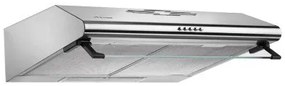 Pyramis Essential Aπλός Inox Απορροφητήρας με 2 Μοτέρ και 2 Εξαγωγές Αέρα 60 cm