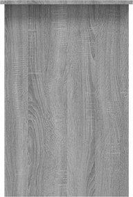vidaXL Γραφείο Γκρι Sonoma 100x50x76 εκ. από Επεξεργασμένο Ξύλο
