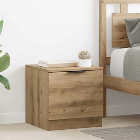 vidaXL Ντουλάπι κρεβατιού 2 pcs artisan δρυς 40 x 39 x 40 εκ.
