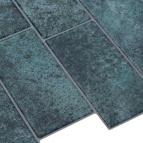 vidaXL Πλακάκι Subway 50 pcs Μπλε Πράσινο 29 x 21 εκ