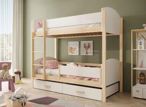 Κουκέτα Jacky plus-Leuko-Sonoma-180 x 80