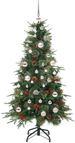 vidaXL Τεχνητό Χριστουγεννιάτικο Δέντρο με Άξονα Πράσινο 150 cm
