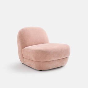 Πολυθρόνα lounge compact με υφασμάτινη υφή, OLTO