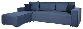 Corner Sofa Serena Left Corner Blue - Dark Blue 297x178x86 cm