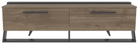 Έπιπλο Τηλεόρασης Astrid 875ZNA4586 163,8x36,6x46,8cm Walnut-Black