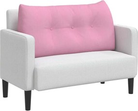 vidaXL Μαξιλάρι Πλάτης Ροζ 100 x 50 x 24 cm ύφασμα