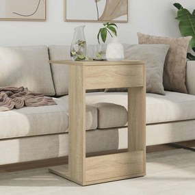 vidaXL Τραπεζάκι Πλευράς Δρύς Sonoma 40 x 38 x 62,5 εκ