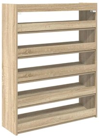 ΡΑΦΙ ΠΑΠΟΥΤΣΙΩΝ  SONOMA OAK 80X25X100 CM ΚΑΤΑΣΚΕΥΑΣΜΕΝΟ ΞΥΛΟ 859898