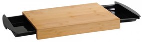 Ξύλο κοπής Kesper 58350, 41x25x4cm, Εντοιχιζόμενα δοχεία, Μπαμπού, Καφέ