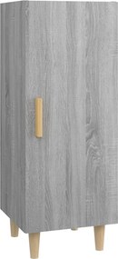 vidaXL Ντουλάπι Γκρι Sonoma 34,5x34x90 εκ. από Επεξεργασμένο Ξύλο