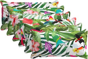 vidaXL Κάλυμμα Μαξιλαριού 6 τμχ. HOUTEN Πολύχρωμο 40 x 80 cm