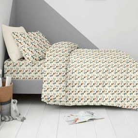 Σεντόνια Παιδικά Cool Dino (Σετ 3τμχ) Multi Astron Μονό 175x260cm 100% Πενιέ Βαμβάκι