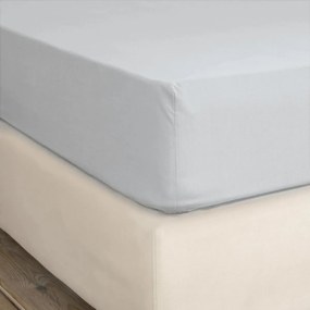 Σεντόνι King Size Με Λάστιχο (185x205+35) Nima Unicolors SS24 Shiny Gray