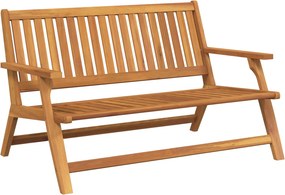 vidaXL Πάγκος Χαλάρωσης Κήπου Καφέ 122 x 78 x 73 εκ.