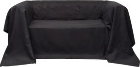 Κάλυμμα Καναπέ Ανθρακί 140 x 210 εκ. από Micro-suede