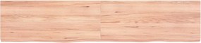 vidaXL Πάγκος Μπάνιου Αν. Καφέ 140x30x(2-4) εκ. Επεξεργ. Μασίφ Ξύλο